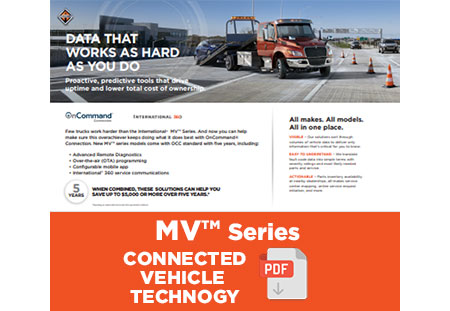Connected Vehicle Technology - International MV Series