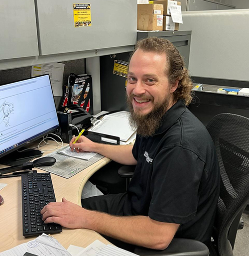 Dedicated School Bus Parts Support Specialist Bryan Richardson with McCandless Bus Center